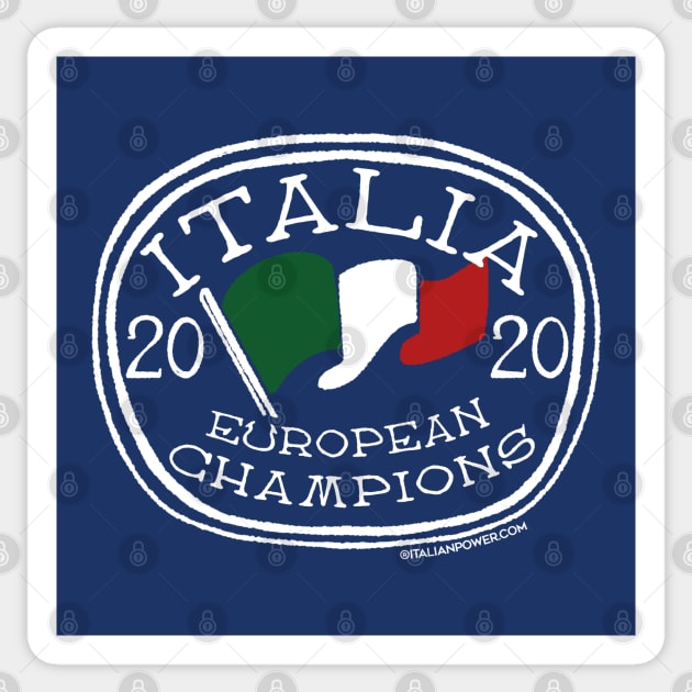 Italia Euro2020 Champions Sticker by ItalianPowerStore